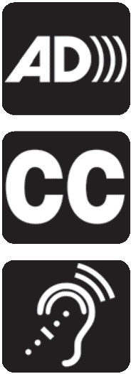 Closed Caption Accessibility Icons